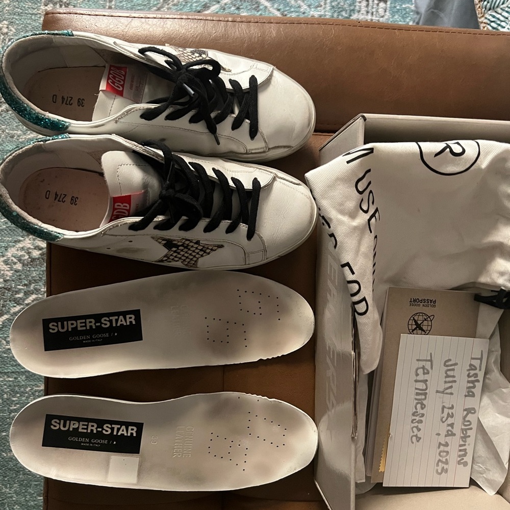 Size 39 Golden Goose Super Stars - Picture 9 of 9